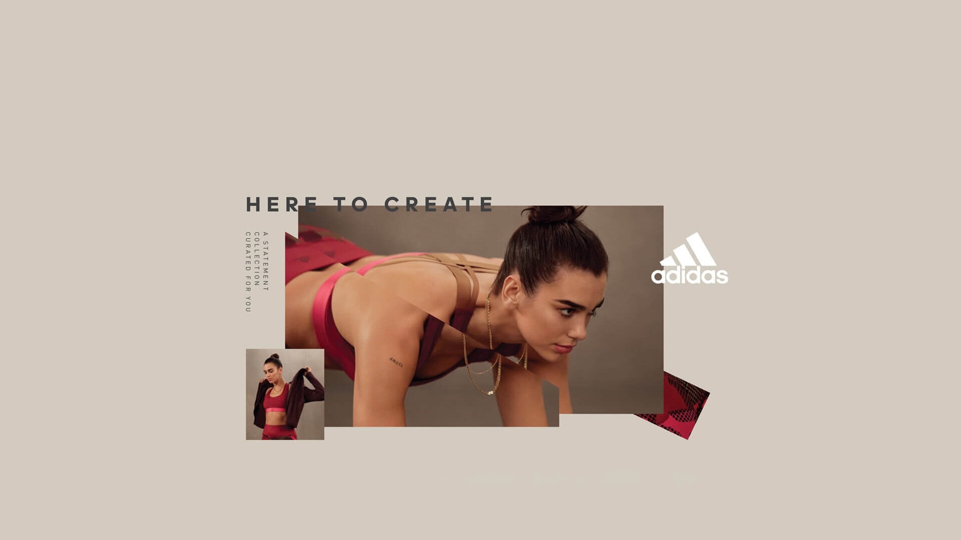 Woman in activewear from a sportswear brand, Adidas Singapore