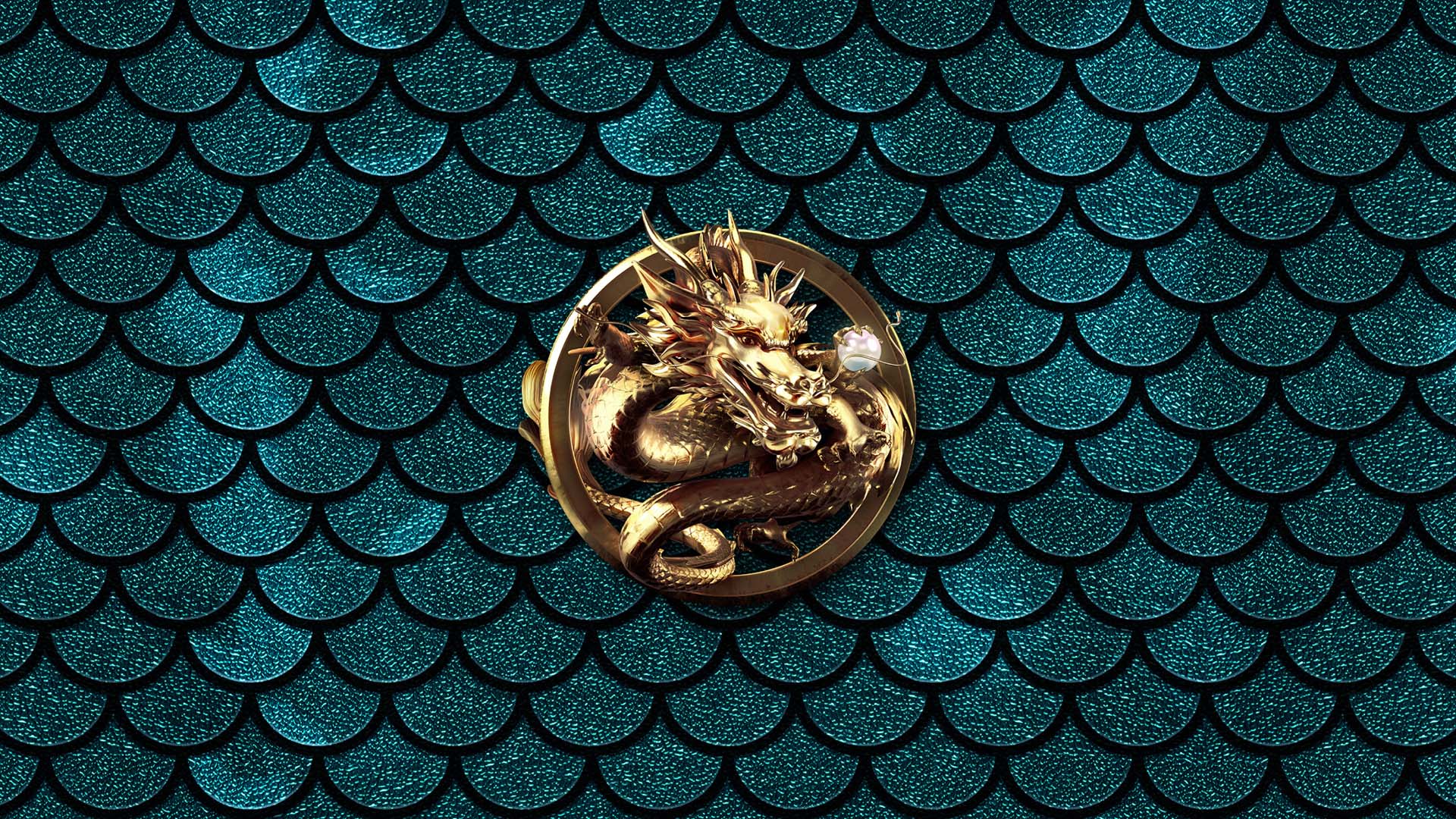 Dragon emblem to celebrate 2024 Lunar New Year with the Chinese zodiac forecast
