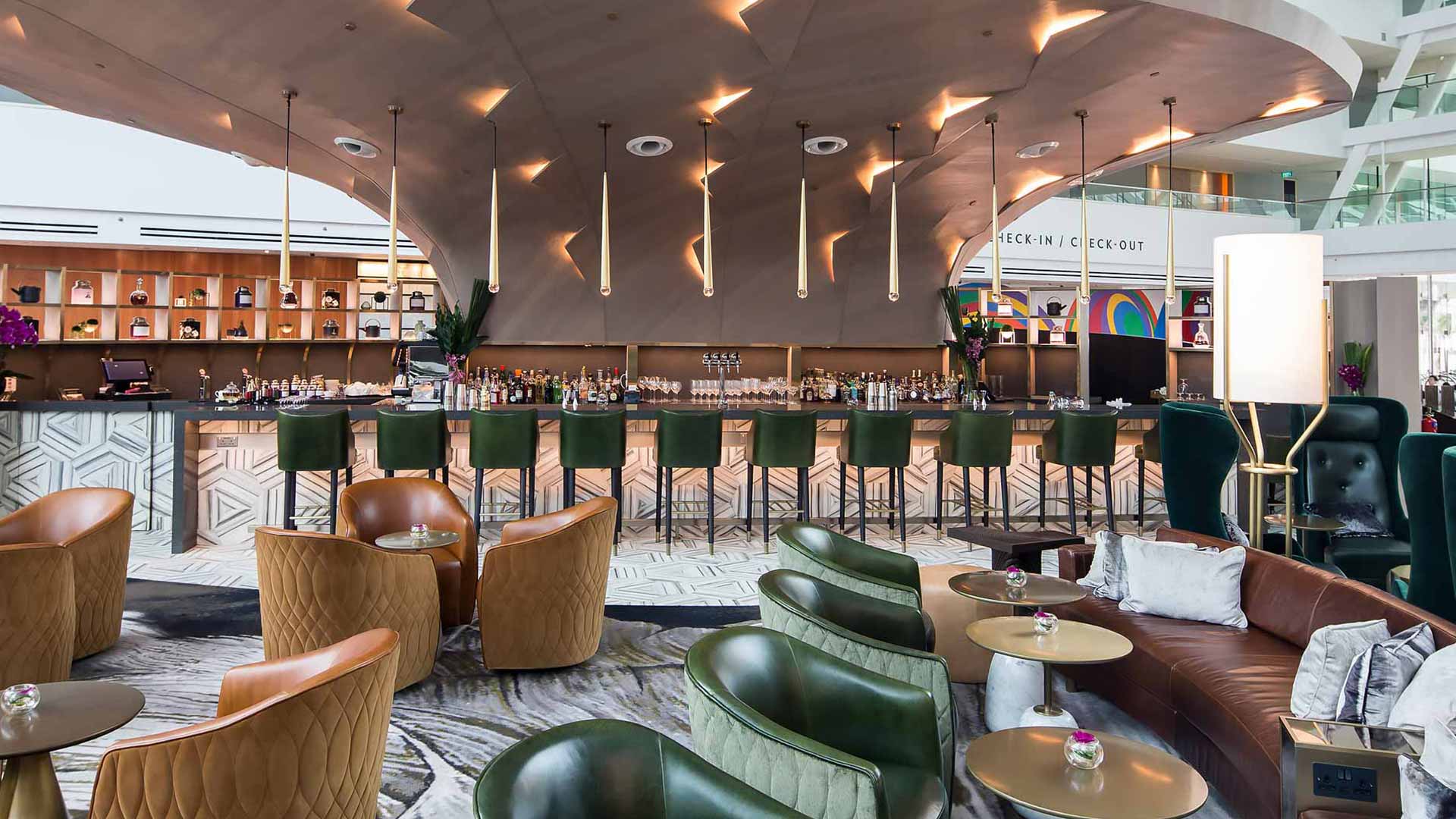 Renku Bar at Marina Bay Sands' hotel lobby
