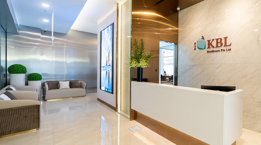 KBL Healthcare, a clinic at Marina Bay Sands which provides various medical and aesthetic services