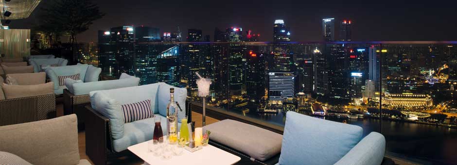 Rooftop Bars in Singapore - Marina Bay Sands