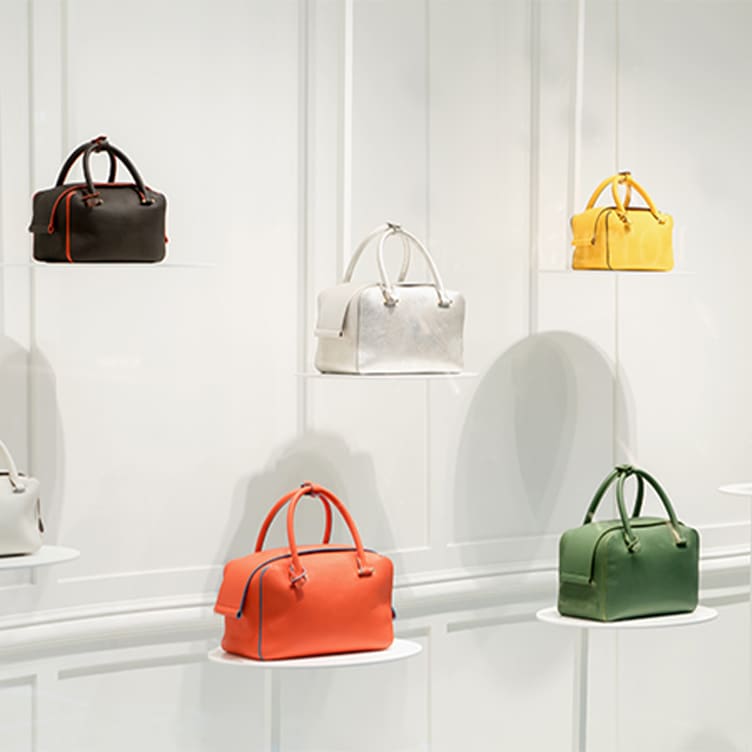 Bags from luxury fashion brands at The Shoppes, Marina Bay Sands