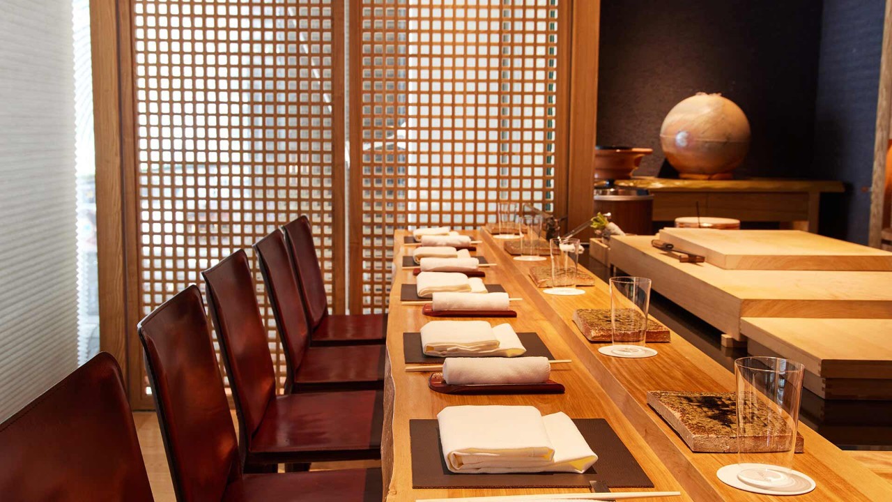 Chef's table for an Omakase experience at the best Japanese restaurants in Singapore