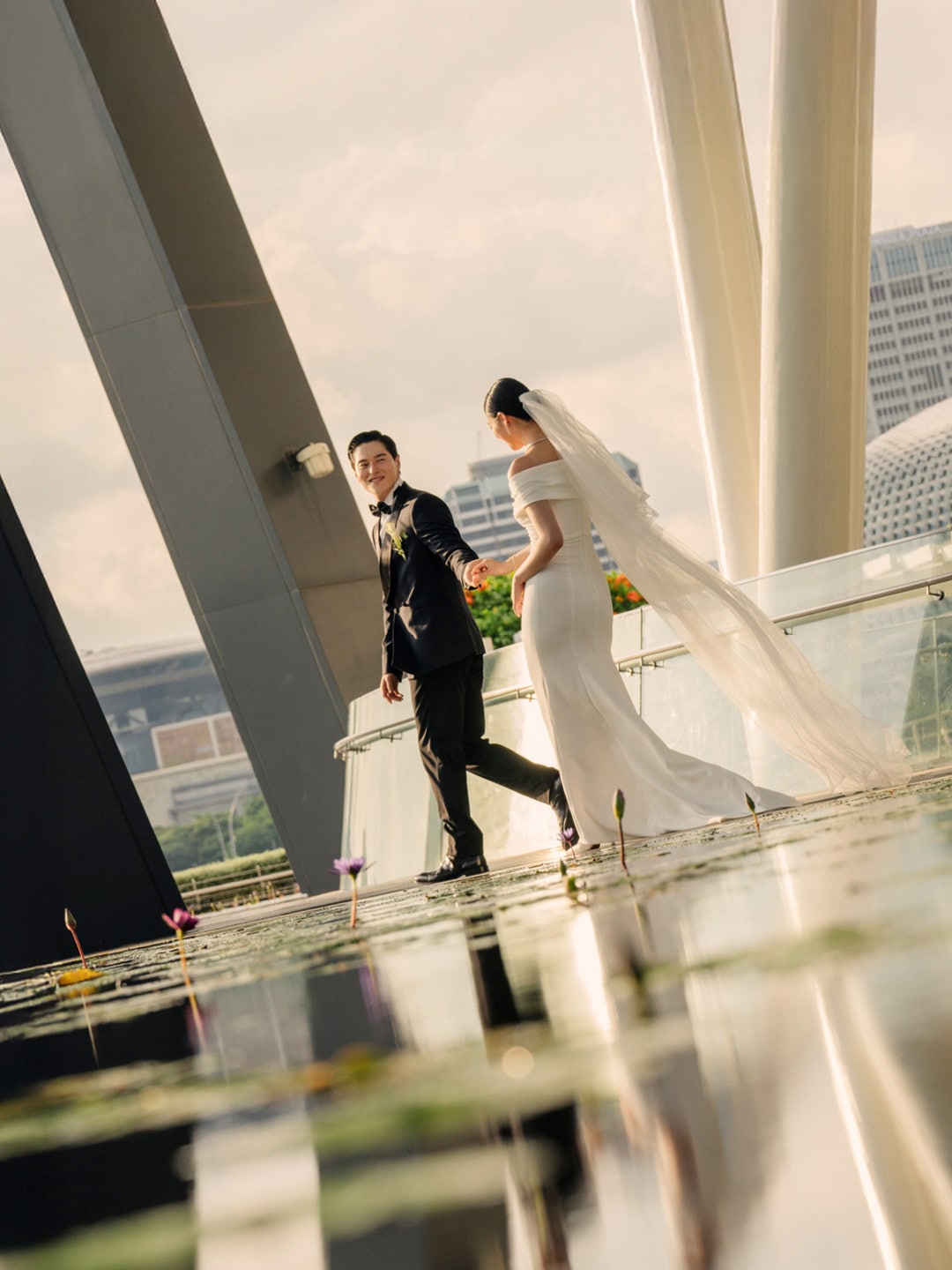 Wedding Photograph at Marina Bay Sands Attractions
