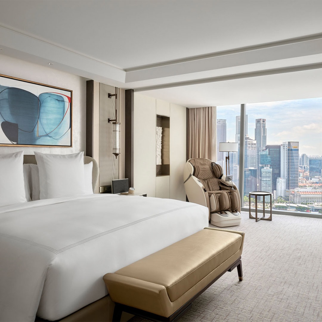 Paiza Signature Suite, a luxury hotel room at Marina Bay Sands