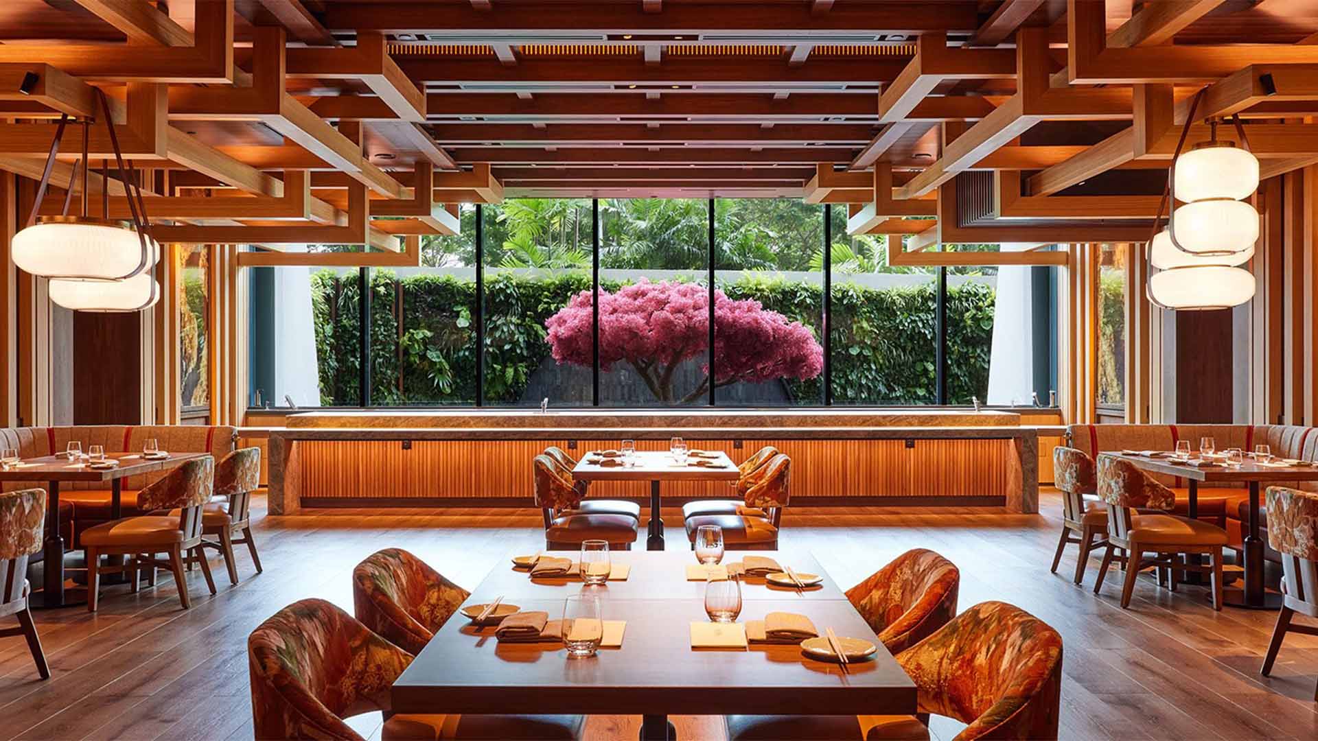 Wakuda, a Japanese restaurant and bar for New Year's Eve dinner in Singapore