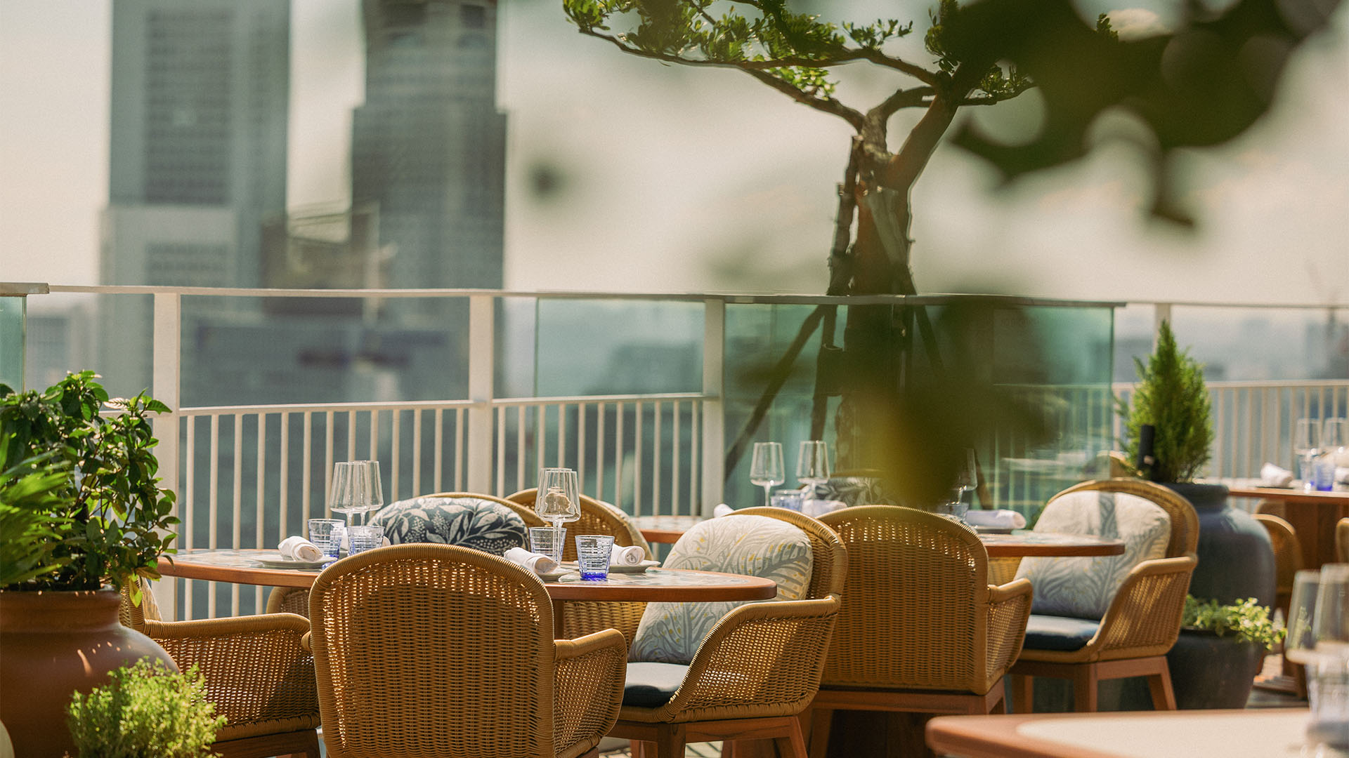 LAVO, a rooftop restaurant with lunch menu at Marina Bay Sands in Singapore