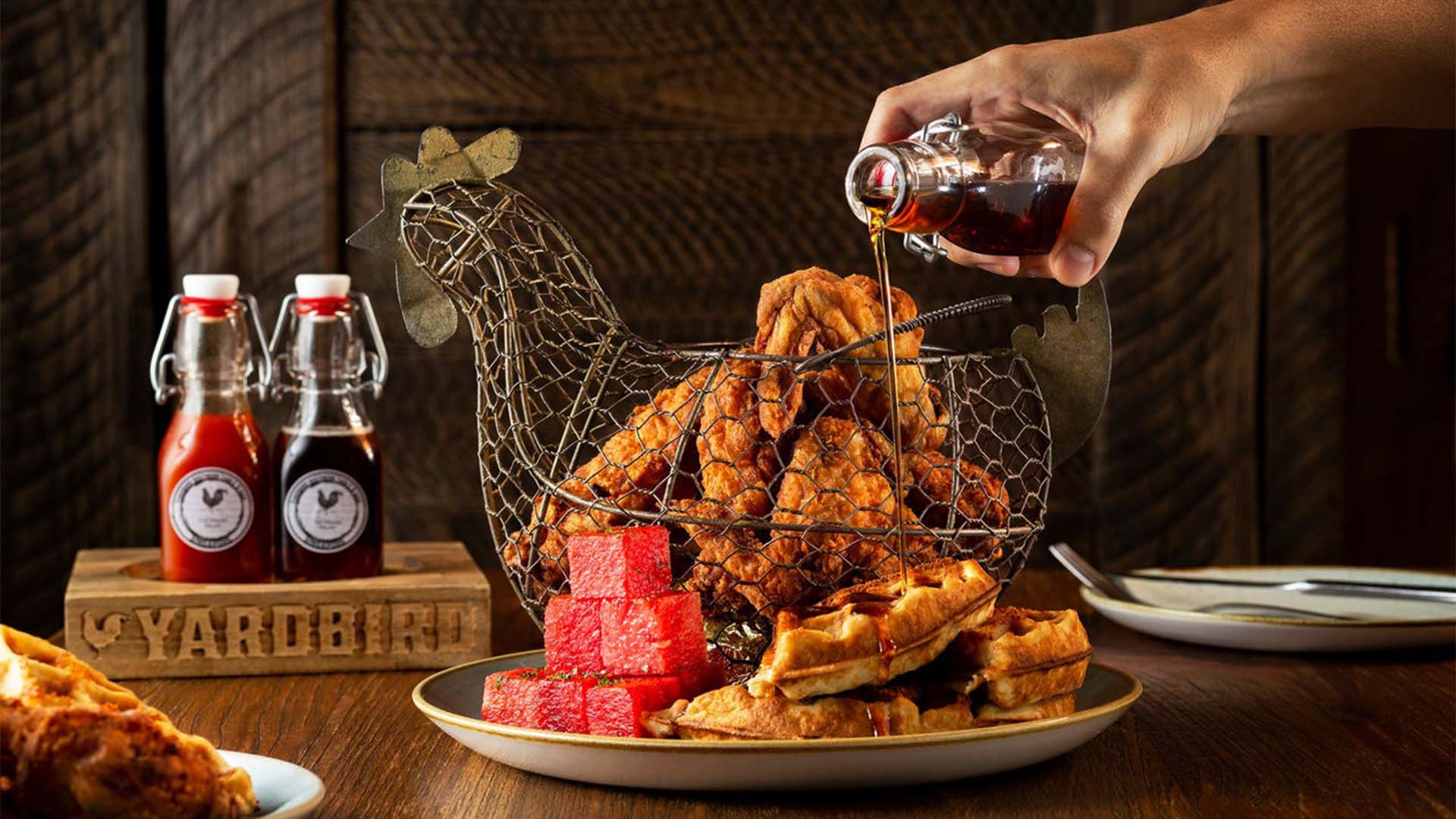 Chicken & Waffles by Yardbird Southern Table & Bar