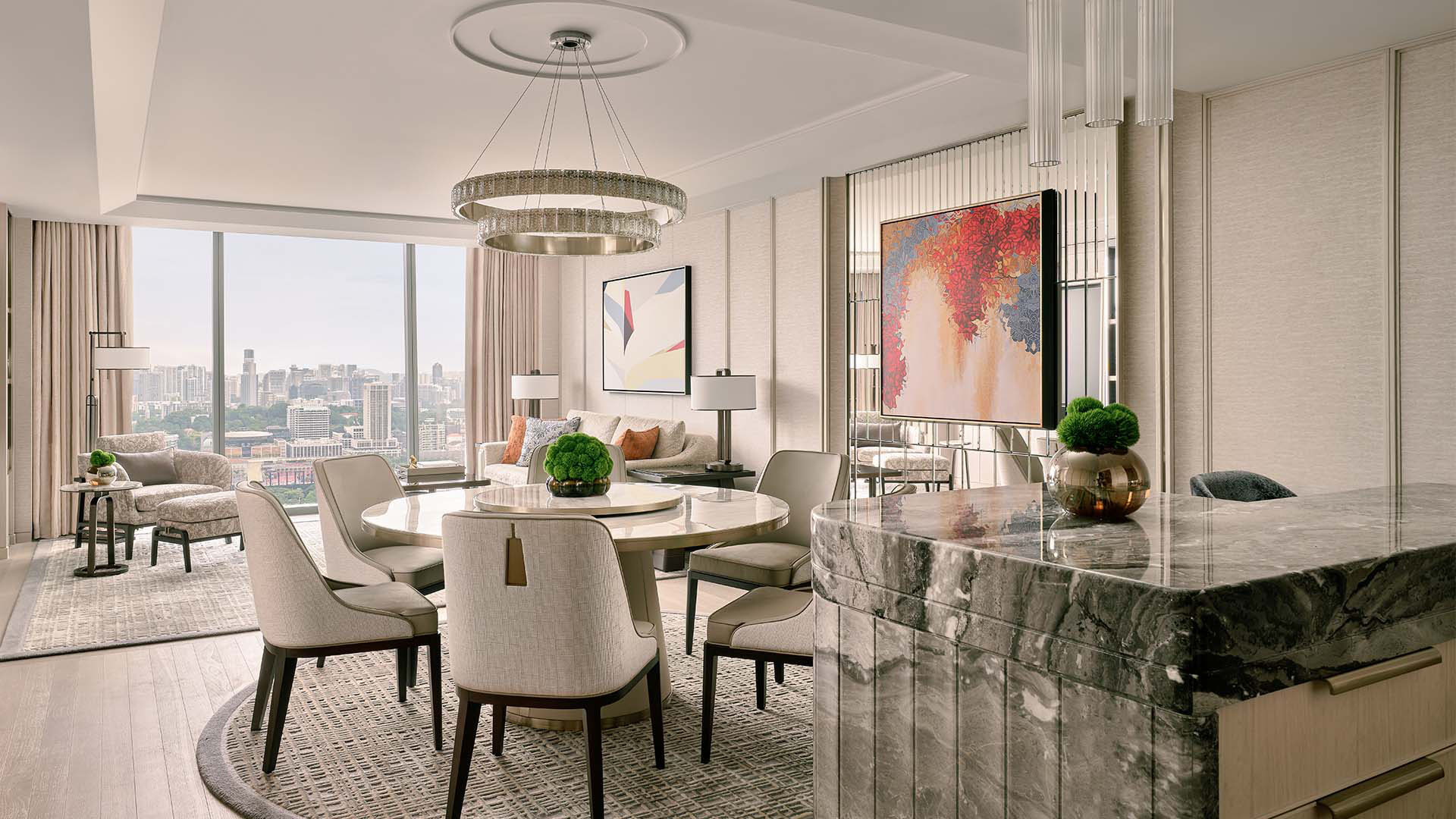 Suite from The Paiza Collection at Marina Bay Sands, a hotel in Singapore with the best loyalty programme