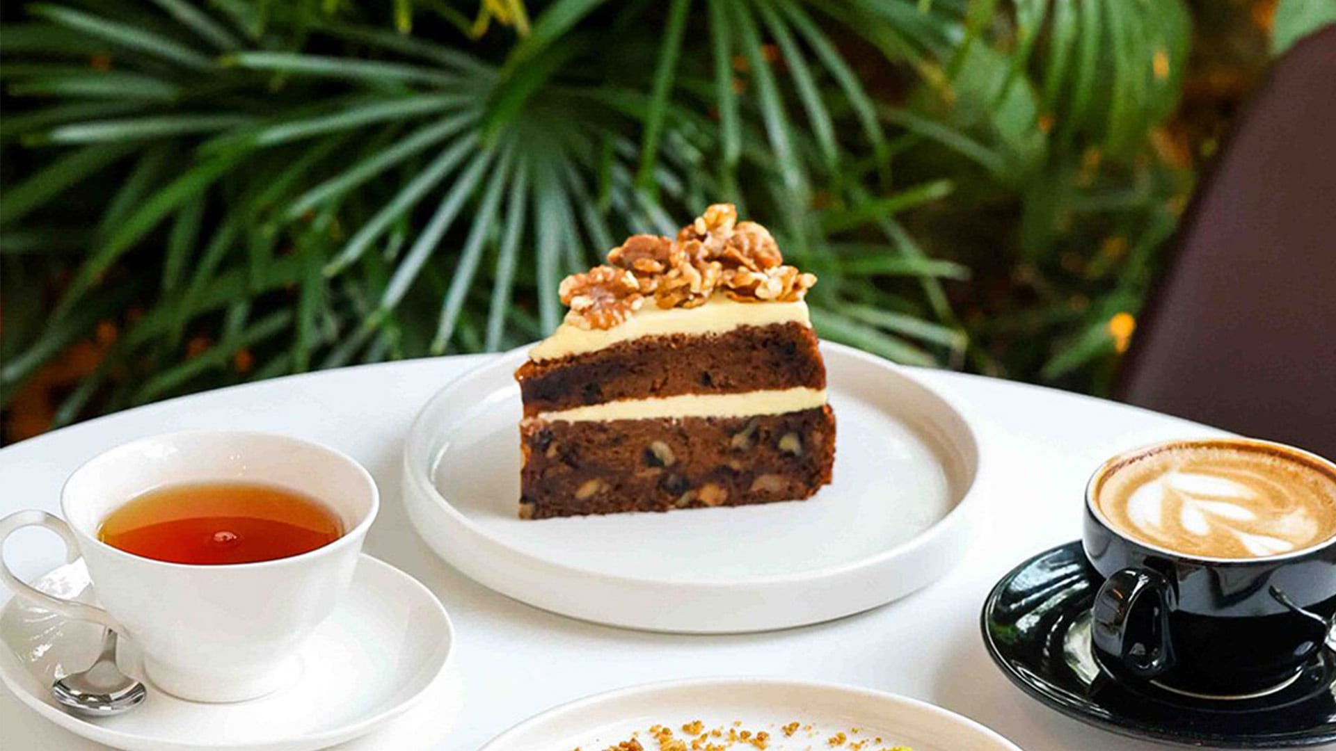 Dessert and drinks from PS.Cafe, a serene place for afternoon tea in Singapore