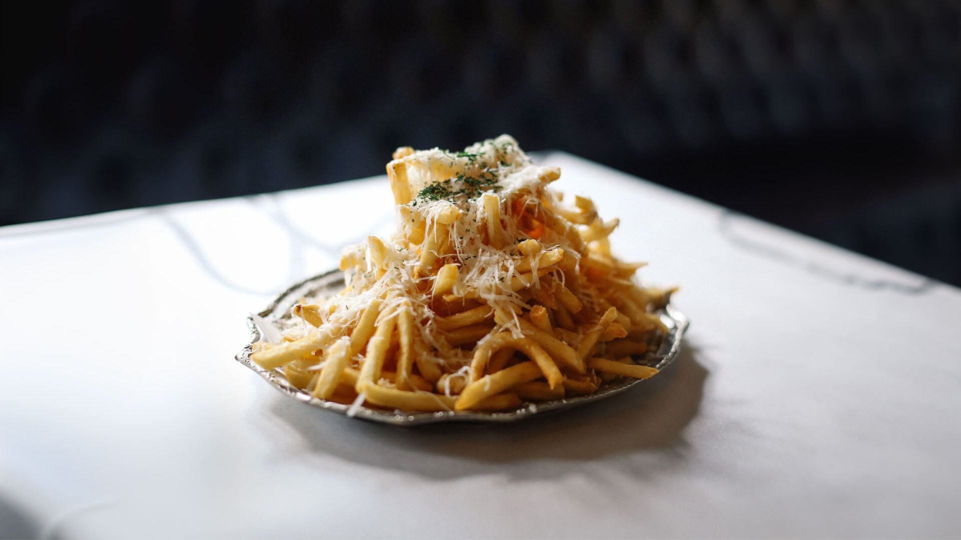 Signature Truffle Shoestring Fries at PS.Cafe Marina Bay Sands, a charming spot for high tea