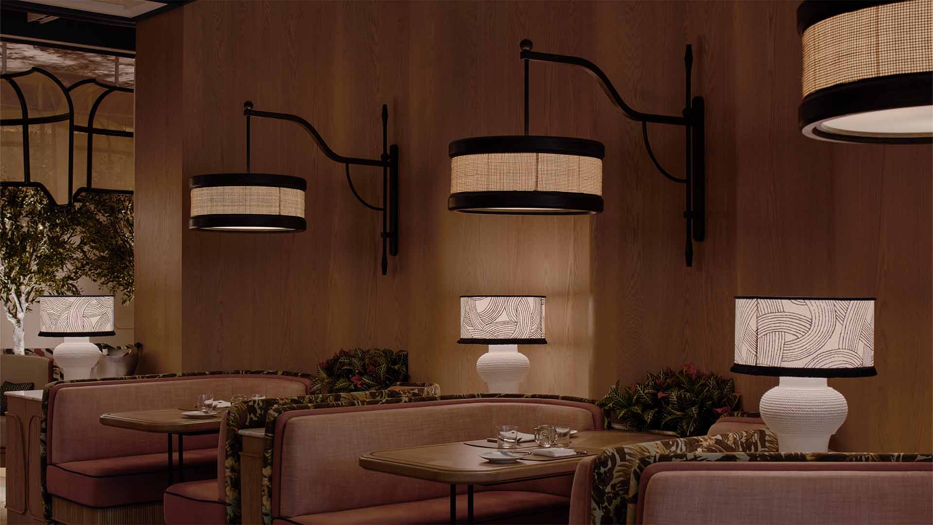 Interior of an instagrammable restaurant in Marina Bay Sands