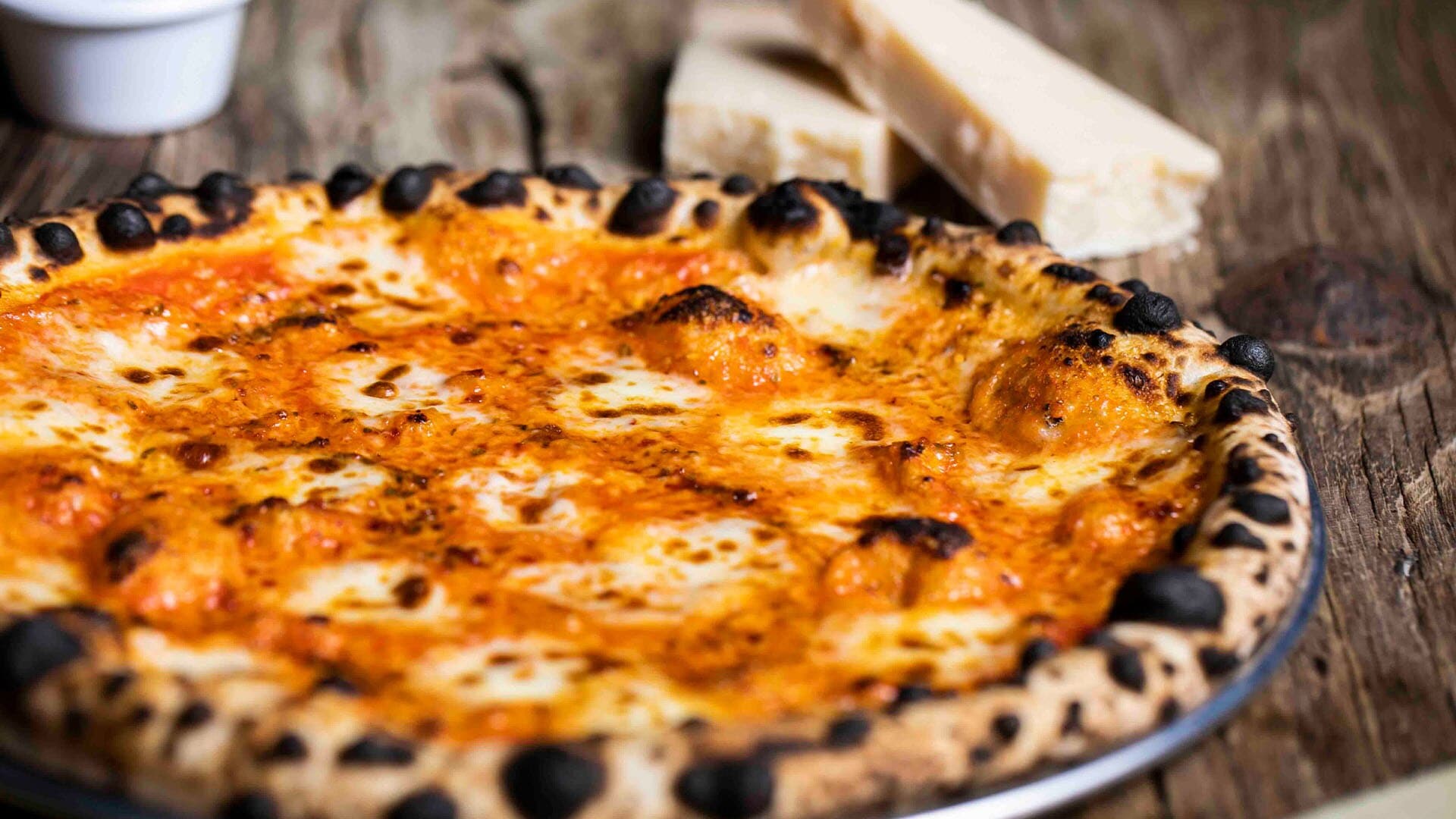 Wood-fired Neapolitan-style pizzas at Robertas Pizza, an Italian pizzeria in Singapore