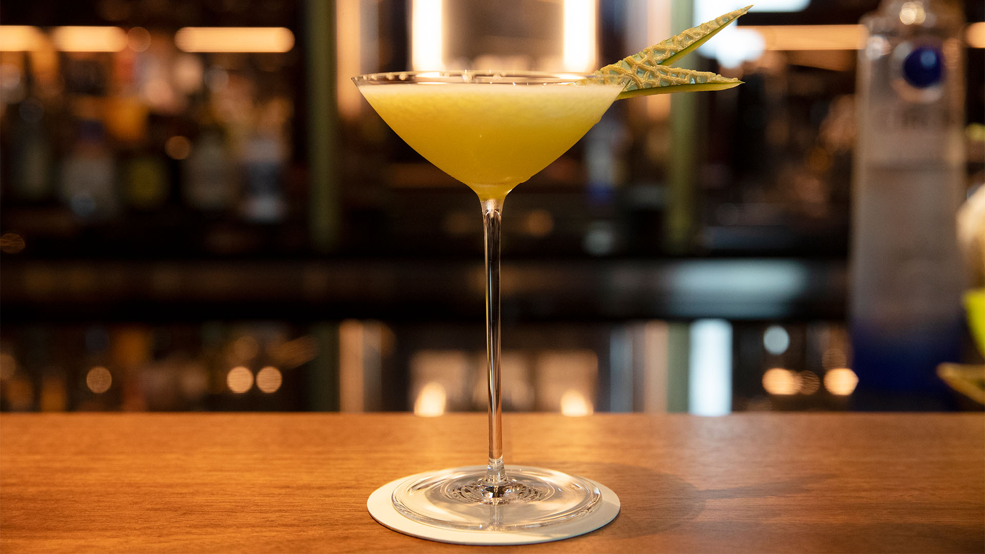 Cocktail served at Waku Ghin, a One-michelin starred restaurant in Singapore