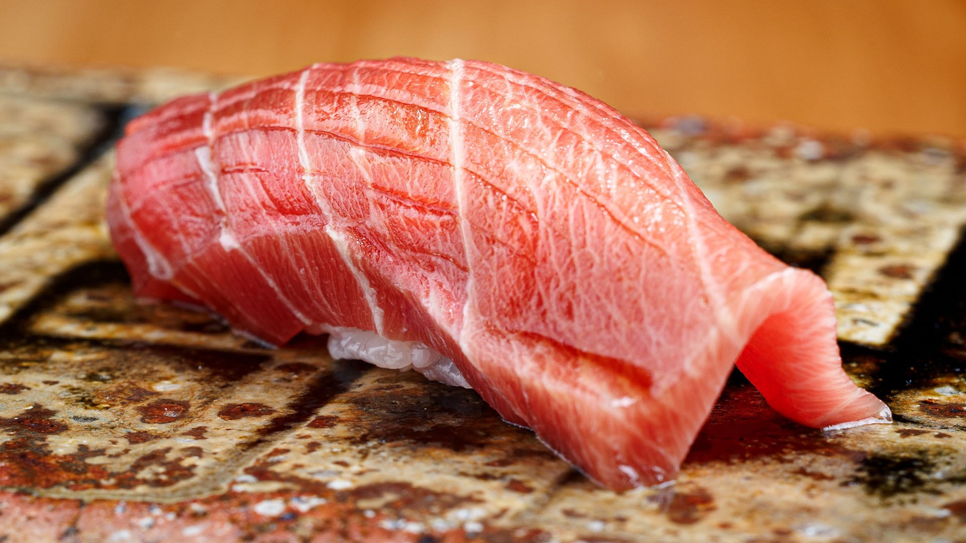 Chutoro sushi at Waku Ghin, a sushi omakase restaurant in Singapore