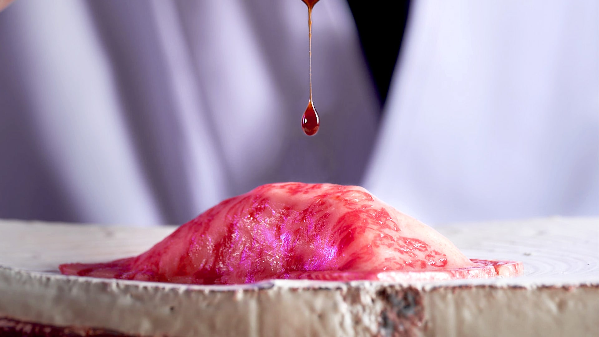 A5 Wagyu sushi at Wakuda