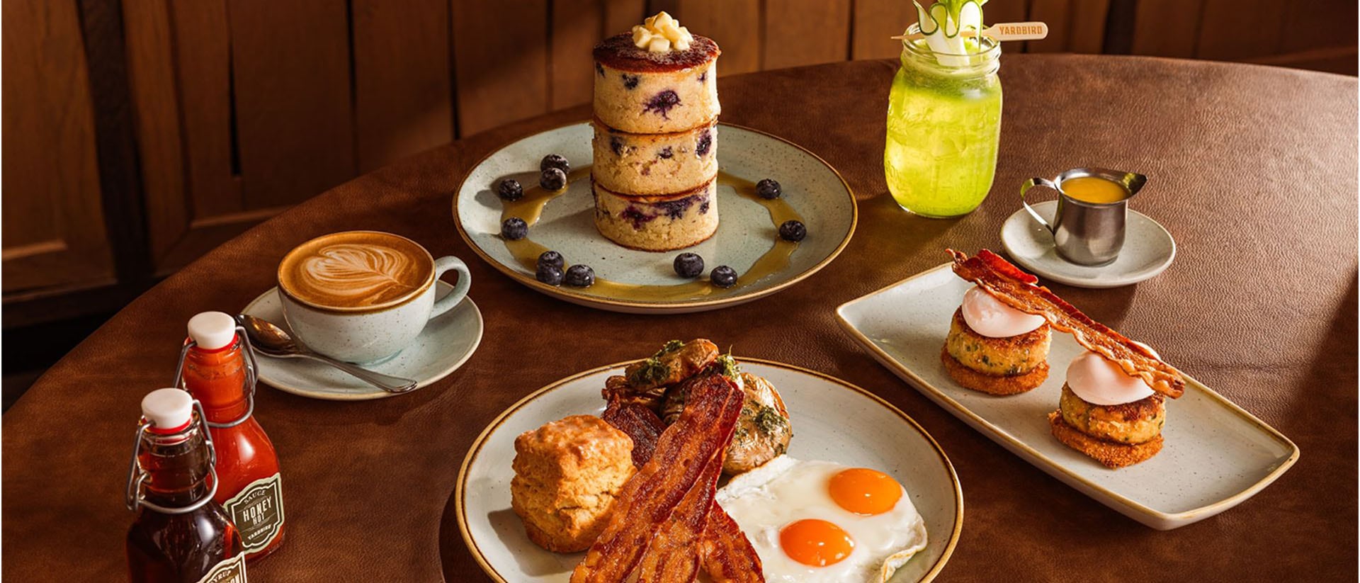 Outdoor dining area at a pet-friendly restaurant in Singapore