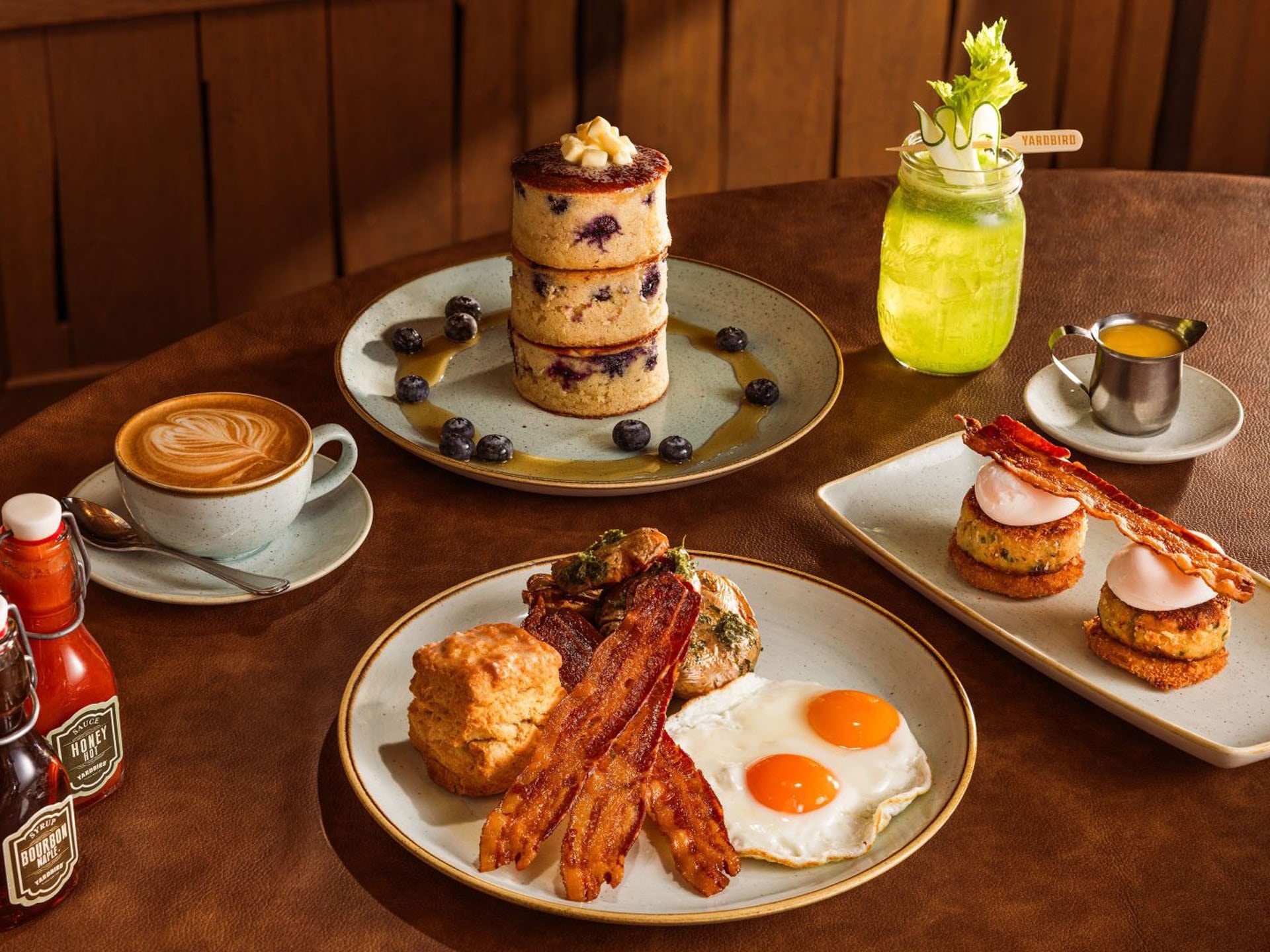 Outdoor dining area at a pet-friendly restaurant in Singapore