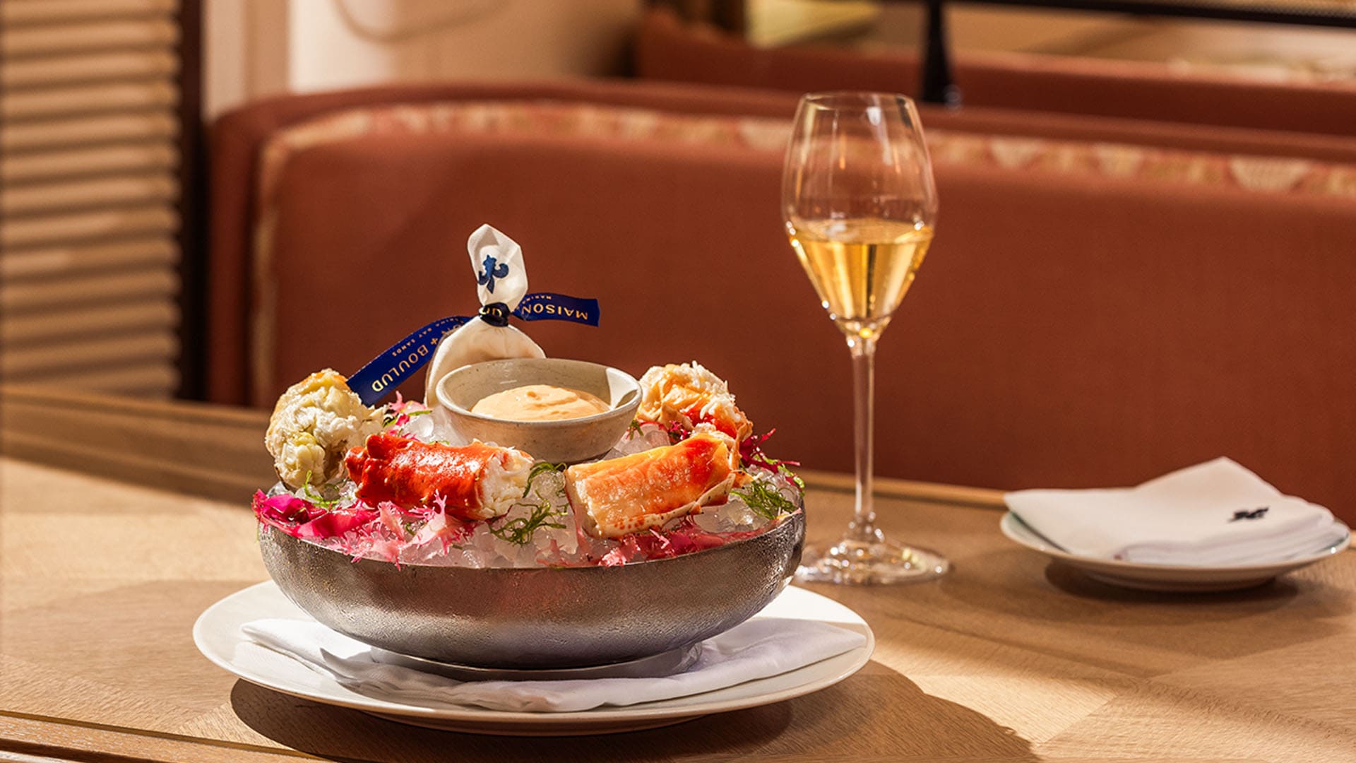 Fresh Lobsters From Maison Boulud, a French Seafood Restaurant in Singapore