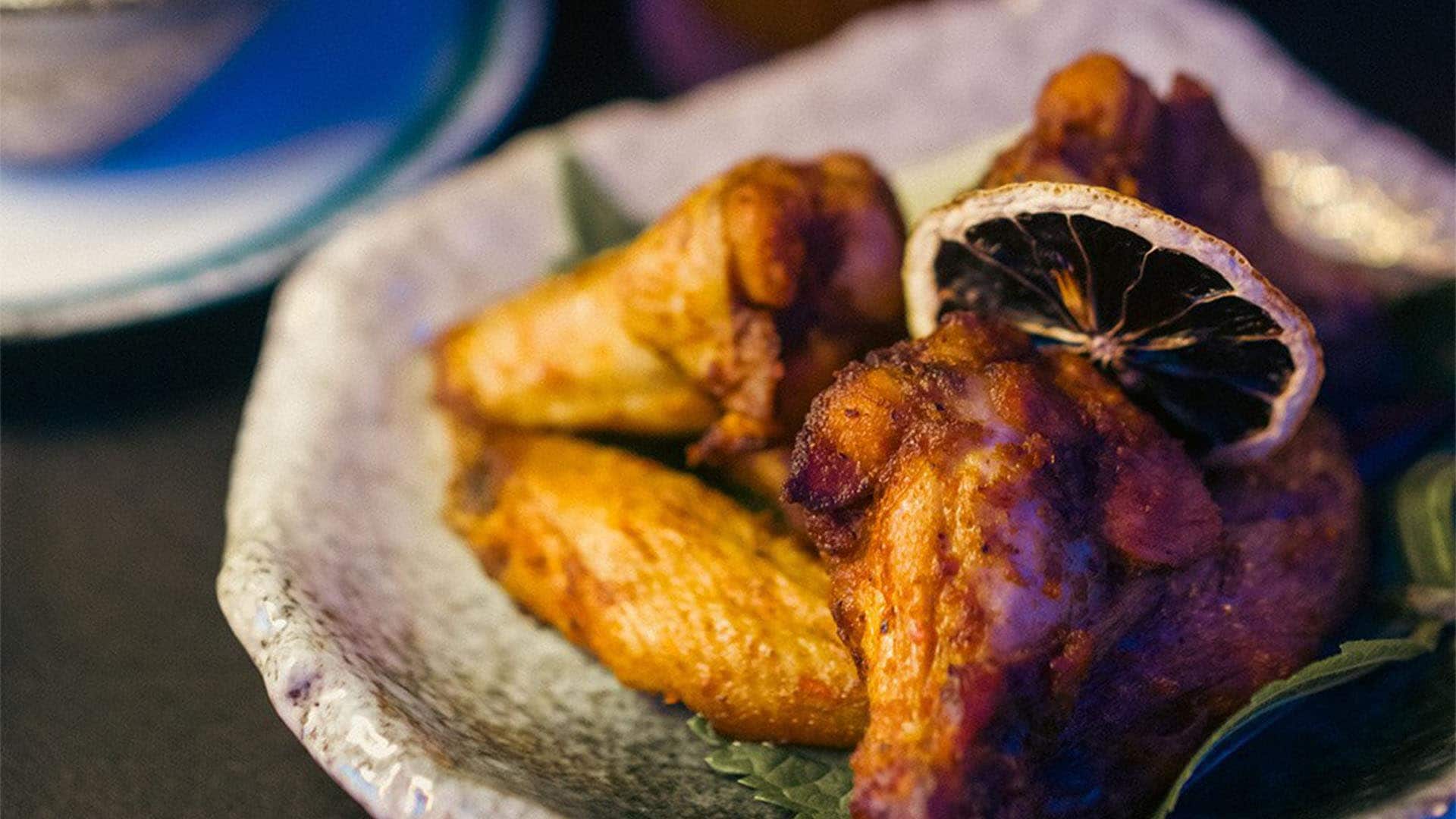 Fried chicken from Le Noir, a western cafe cum bar in Singapore