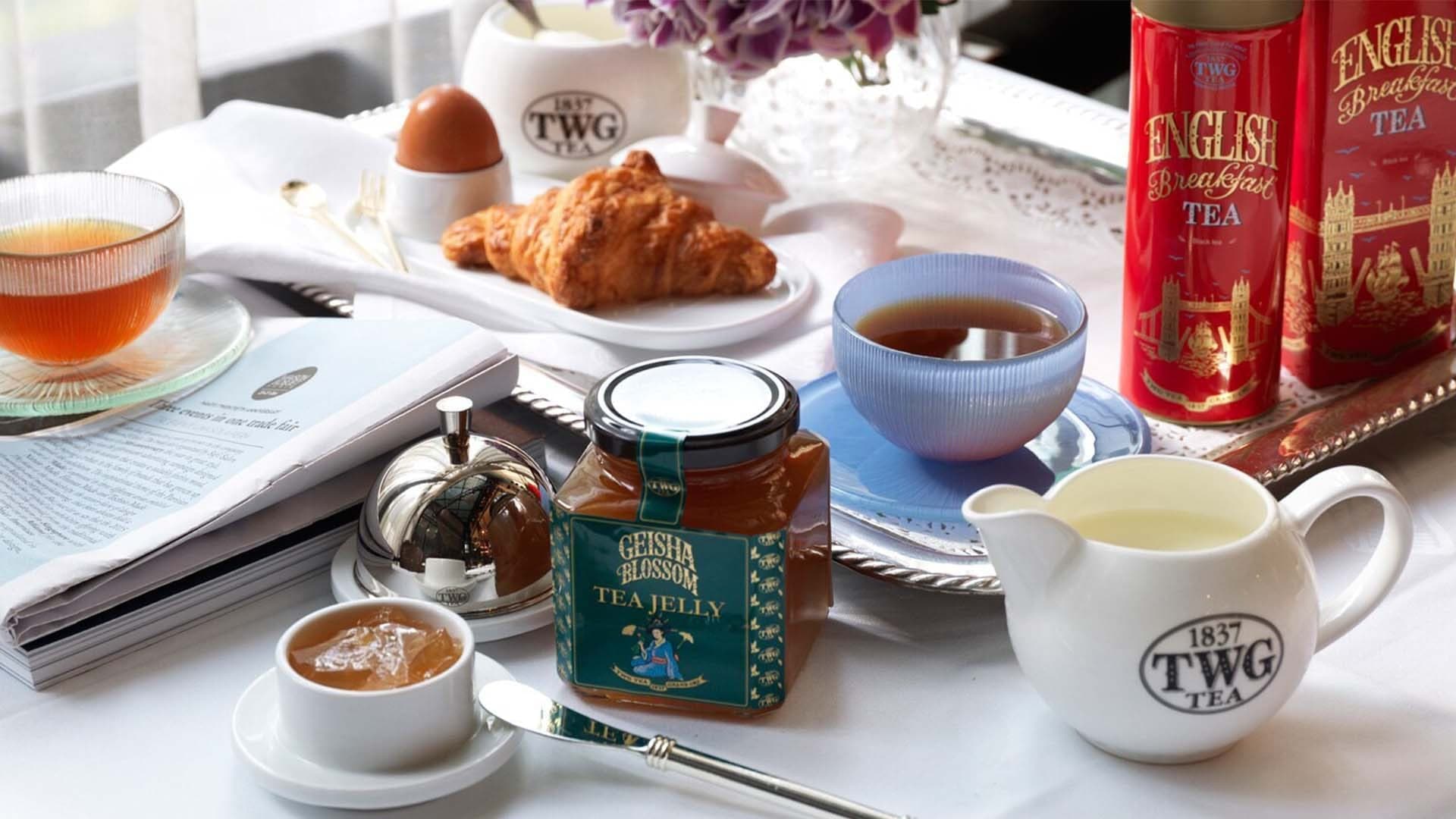 Tea and pastry from TWG tea, a tea salon and boutique in Singapore