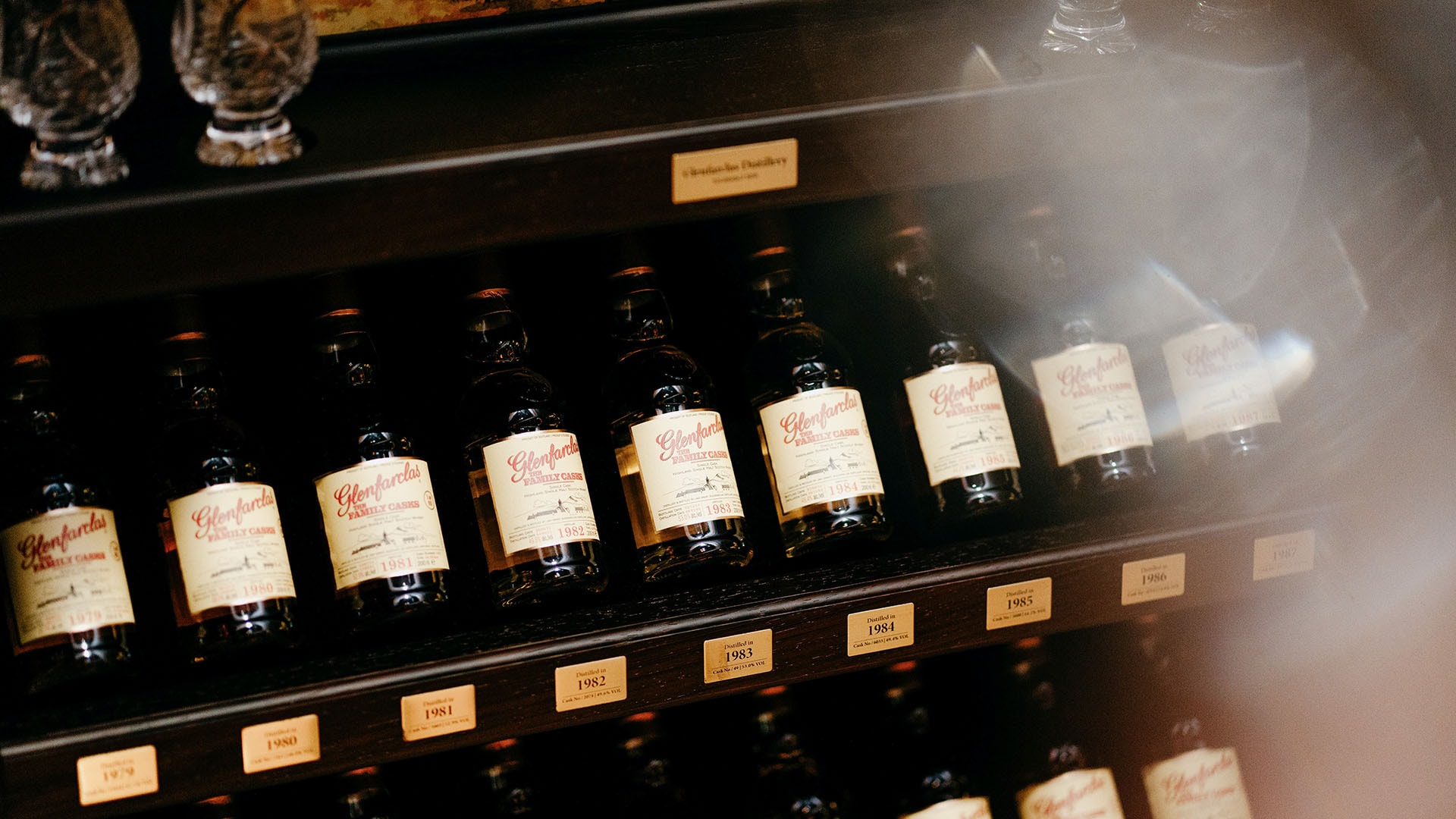 Different types of whisky selections at one of Singapore's best whisky bars