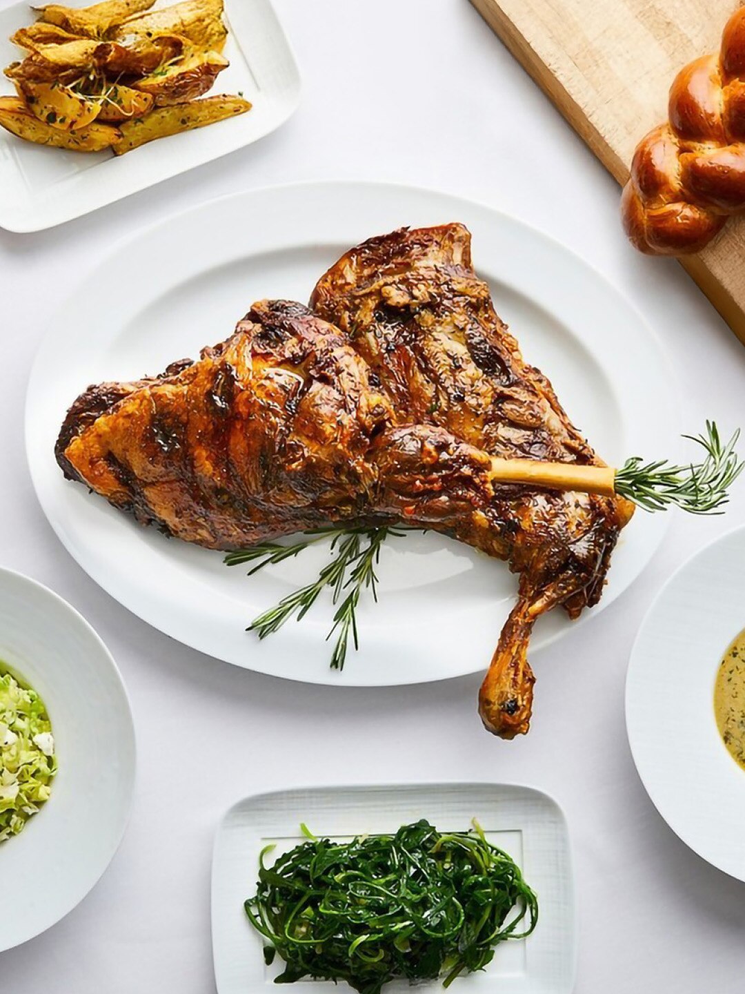 Easter spread for an Easter Sunday brunch in Singapore at estiatorio Milos, a Greek restaurant in Singapore