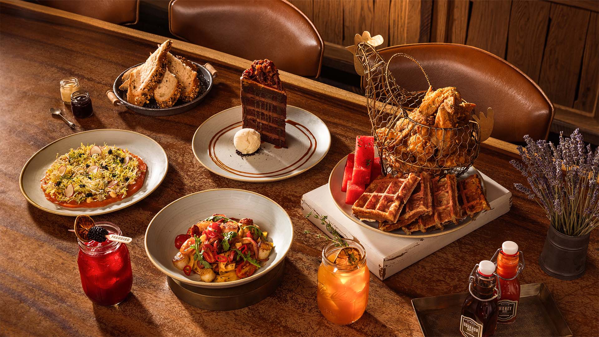 Fried chicken and other Western delights at Yardbird, for a celebratory 2026 Father's Day dinner