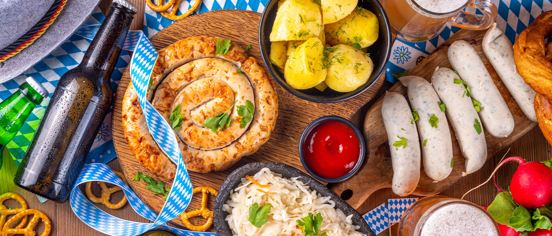 Traditional Bavarian cuisine for Oktoberfest 2025 in Singapore