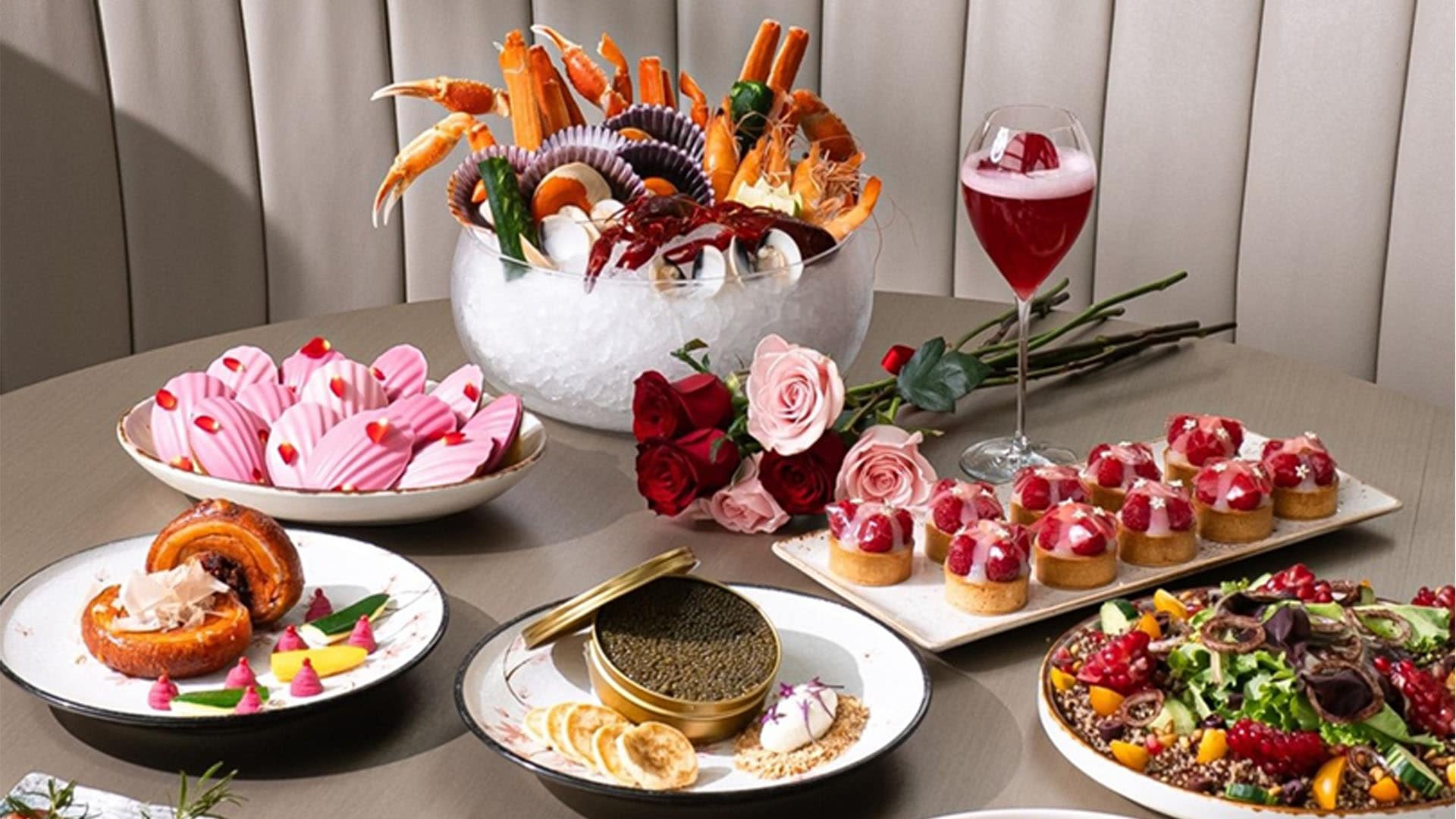 Valentine's Day buffet at RISE, a hotel buffet restaurant in Singapore