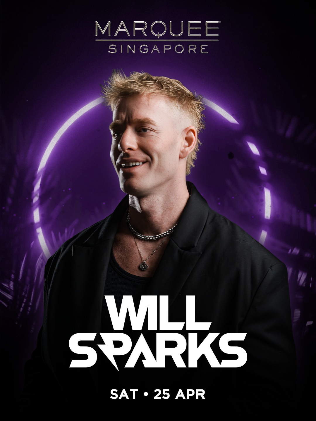 Marquee Singapore presents Will Sparks on 25 Apr 2026