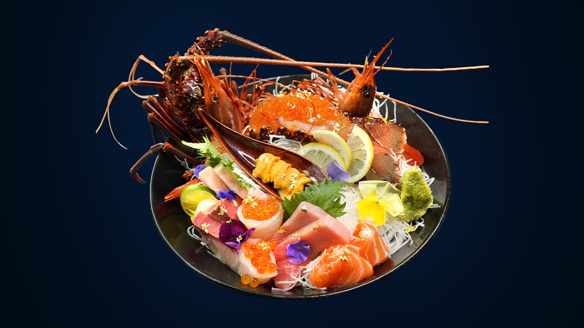 A platter of sashimi and seafood from Sen of Japan, a Japanese casual dining restaurant in Singapore