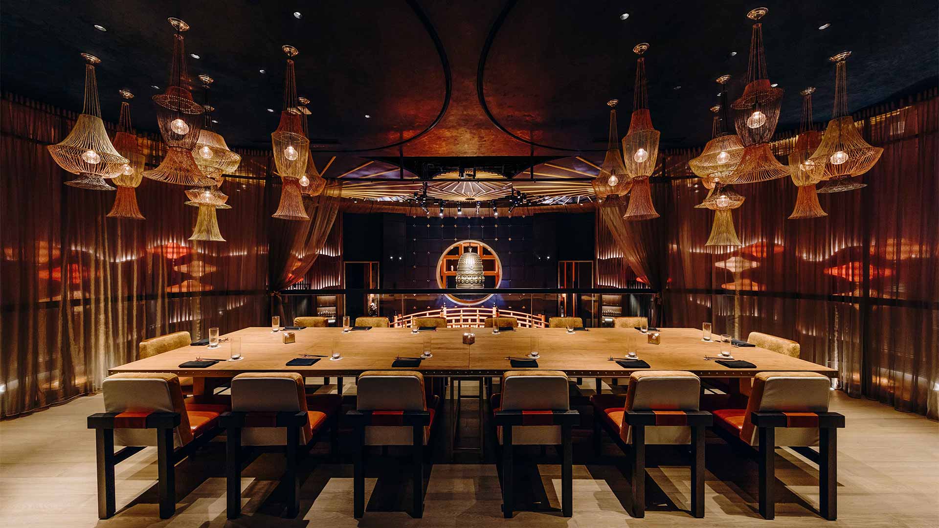 Private dining room to hold private events and meetings at KOMA Singapore, Marina Bay Sands