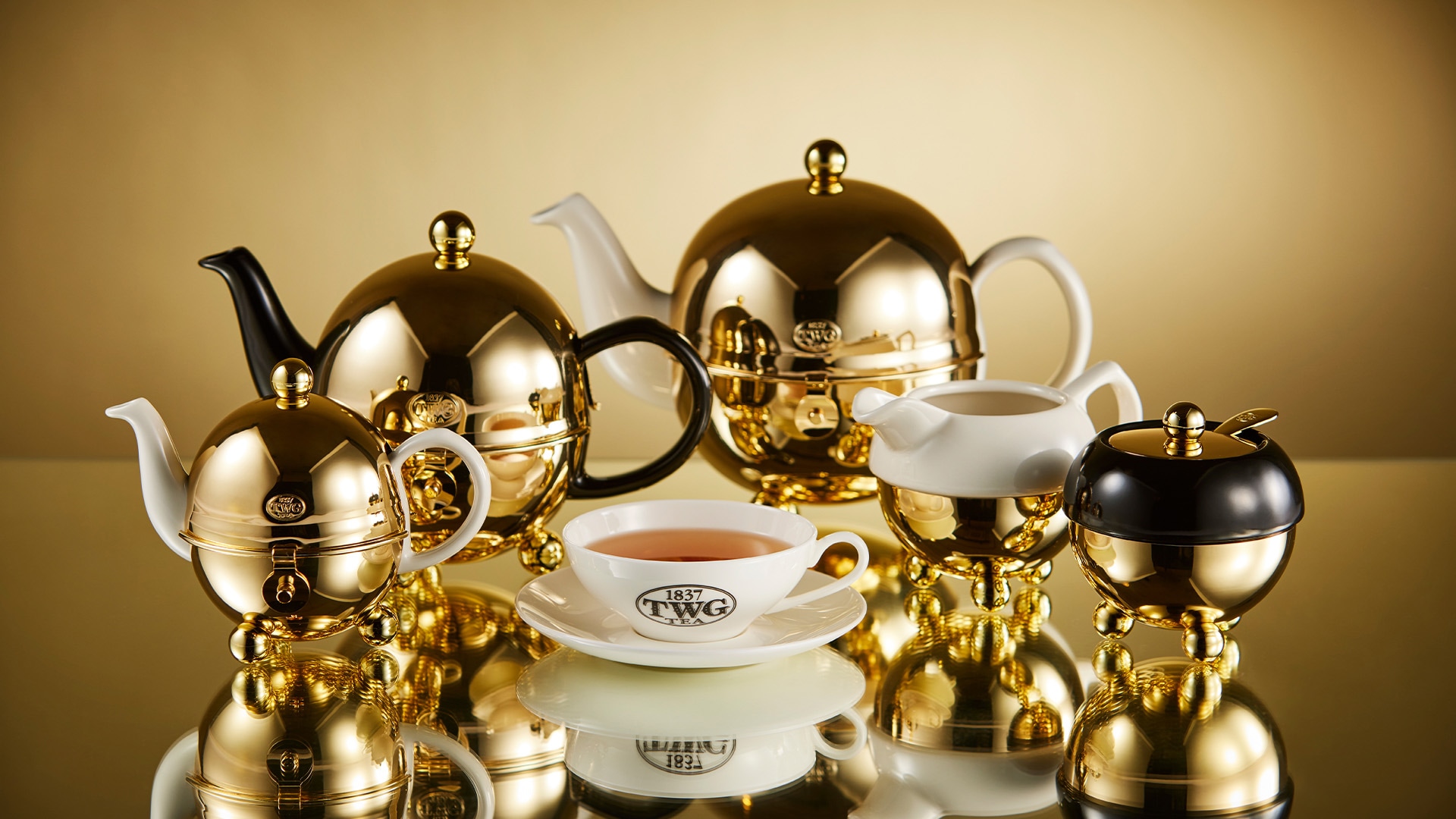A selection of teas for an elevated high tea experience at TWG
