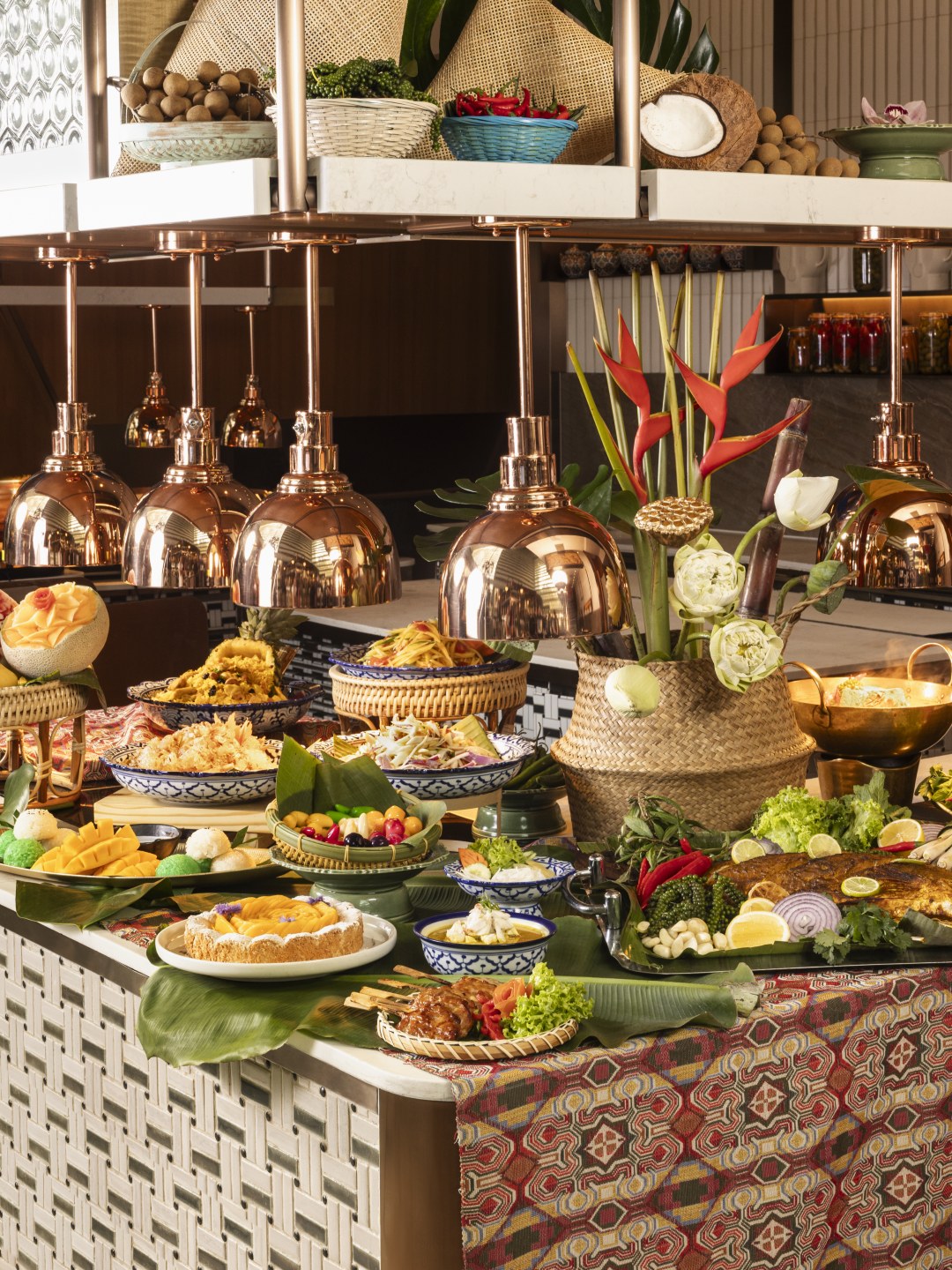 A Thai-inspired buffet spread happening at RISE over the weekends to celebrate Songkran