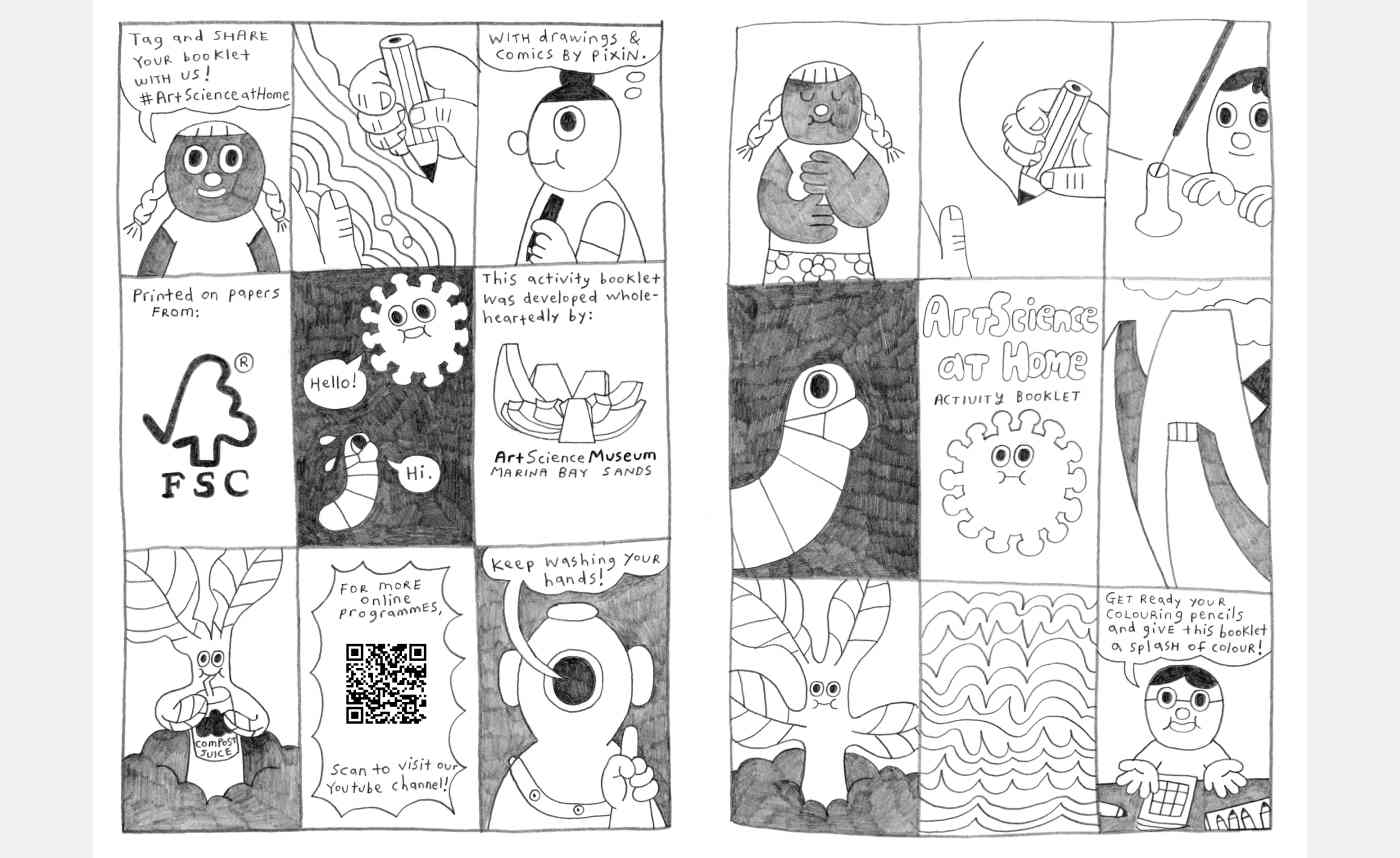 ArtScience at Home activity booklet