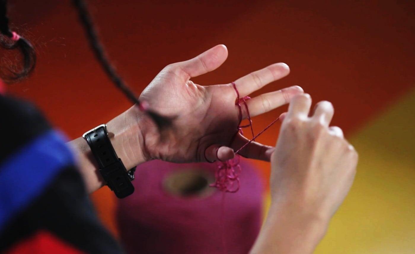 Drop-in: Finger Knitting