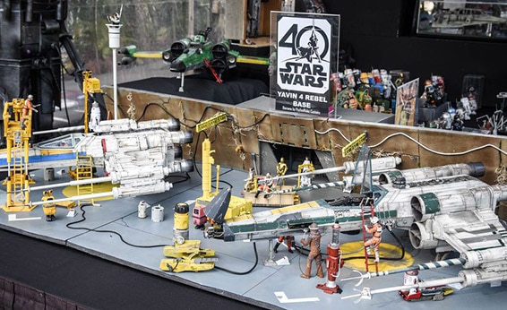 Star Wars Toys Display
