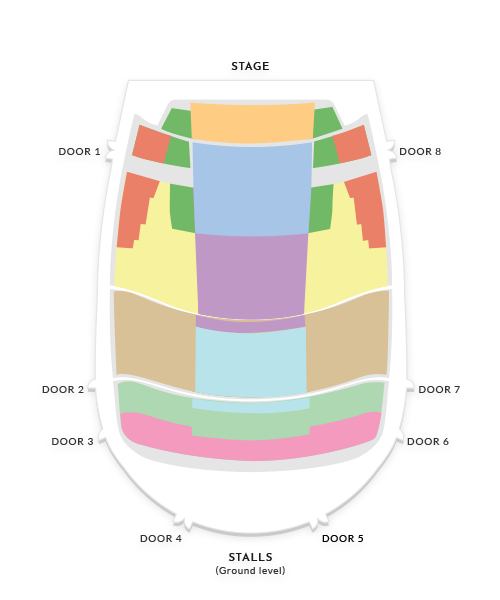 On Your Feet Seating Chart