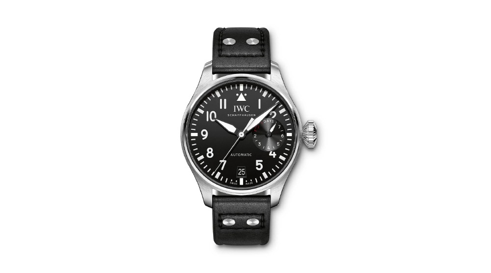 Watch from the Pilot collection by luxury watch brand, IWC Schaffhausen
