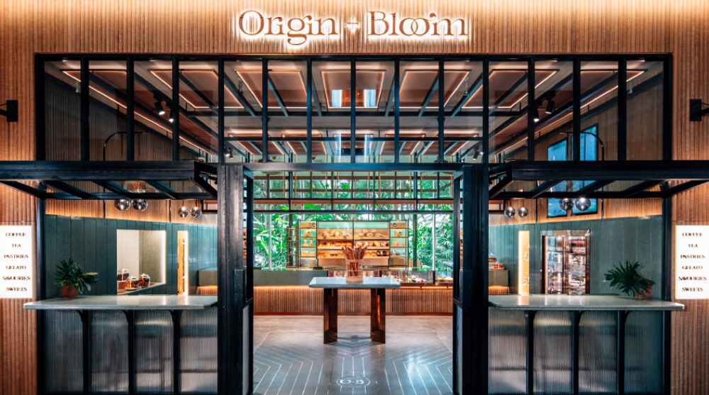 Shop with a warm ambience, with 'Origin + Bloom', a cafe in Singapore serving the best coffee