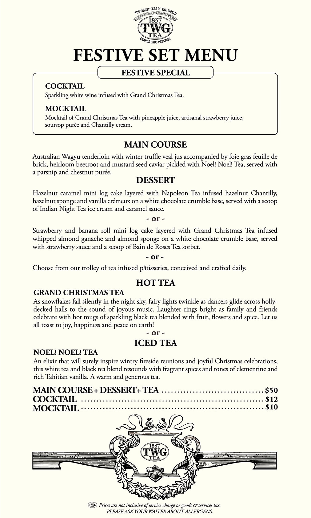 TWG Tea Salon & Boutique | Restaurant in Singapore | Marina Bay Sands