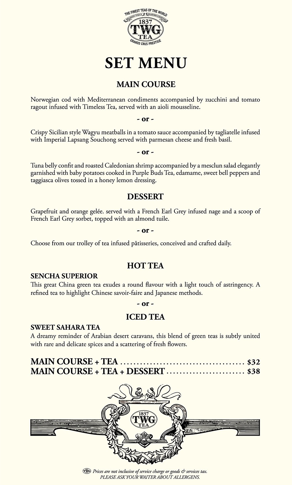 TWG Tea Salon & Boutique Restaurant in Singapore Marina Bay Sands