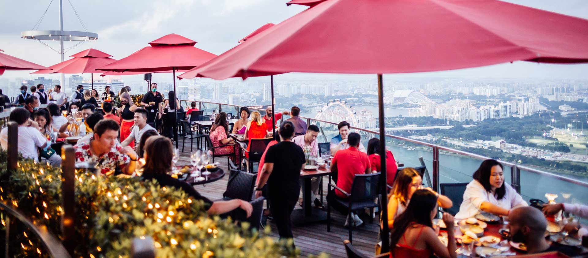Ce La Vi Skybar Sky Lounge Nightclub In Singapore Marina Bay Sands