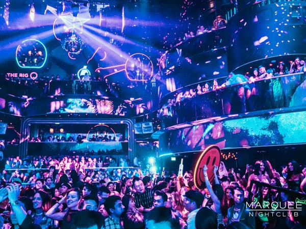 Nightlife at Marina Bay Sands