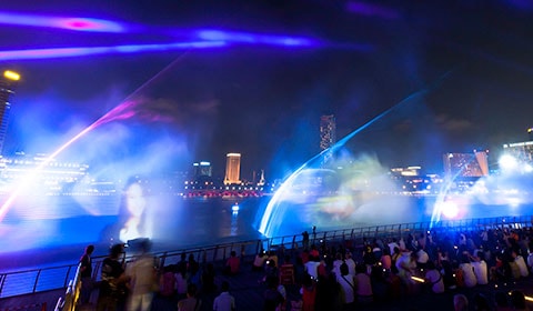 Wonder Full - Light & Water Show tại Marina Bay Sands