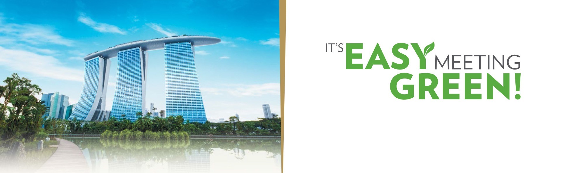 Green Meetings Marina Bay Sands Singapore Convention Services