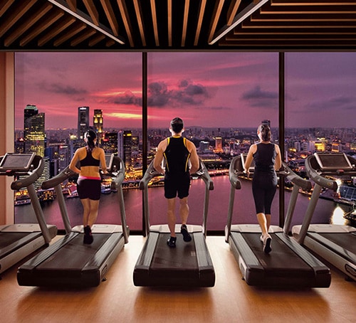 Hotel Amenities in Marina Bay Sands Spa Fitness  Club 