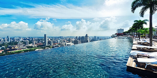 Complimentary access to the rooftop Infinity Pool