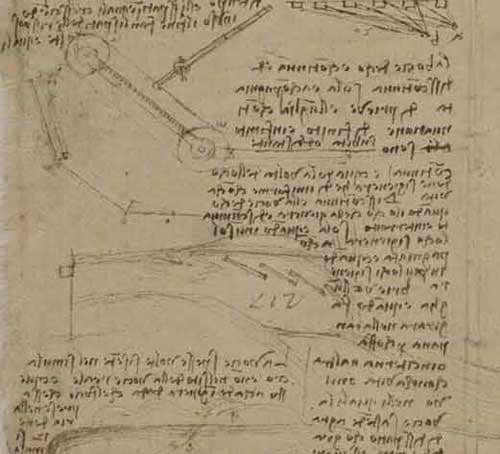 Description of an Echo  Circa 1507 F.211 verso  Leonardo da Vinci Codex Atlanticus